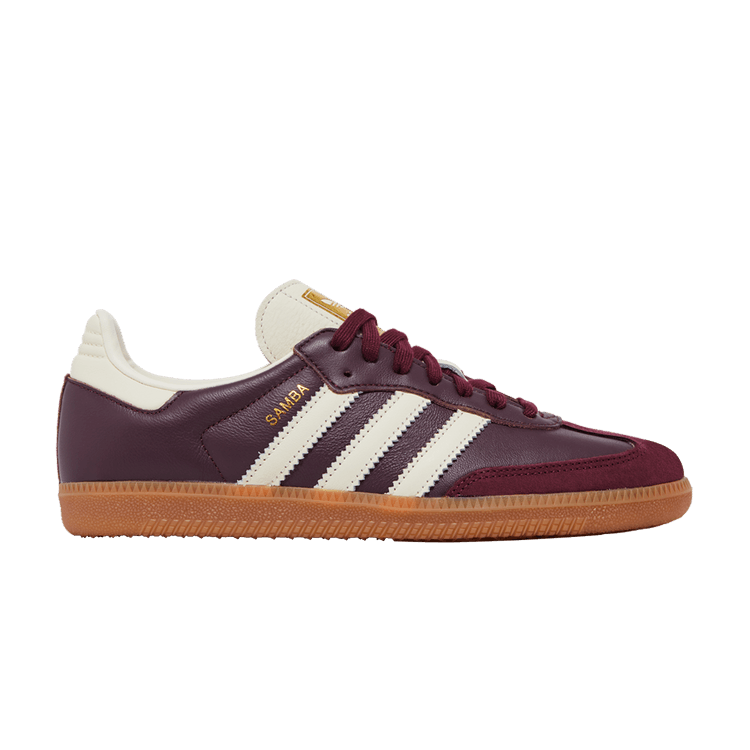 adidas Samba OG Maroon Gold Metallic | Find Lowest Price | ID0477 | SoleSpy