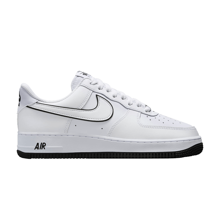 Nike Air Force 1 '07 Low White Black Outline Swoosh | Find Lowest Price ...